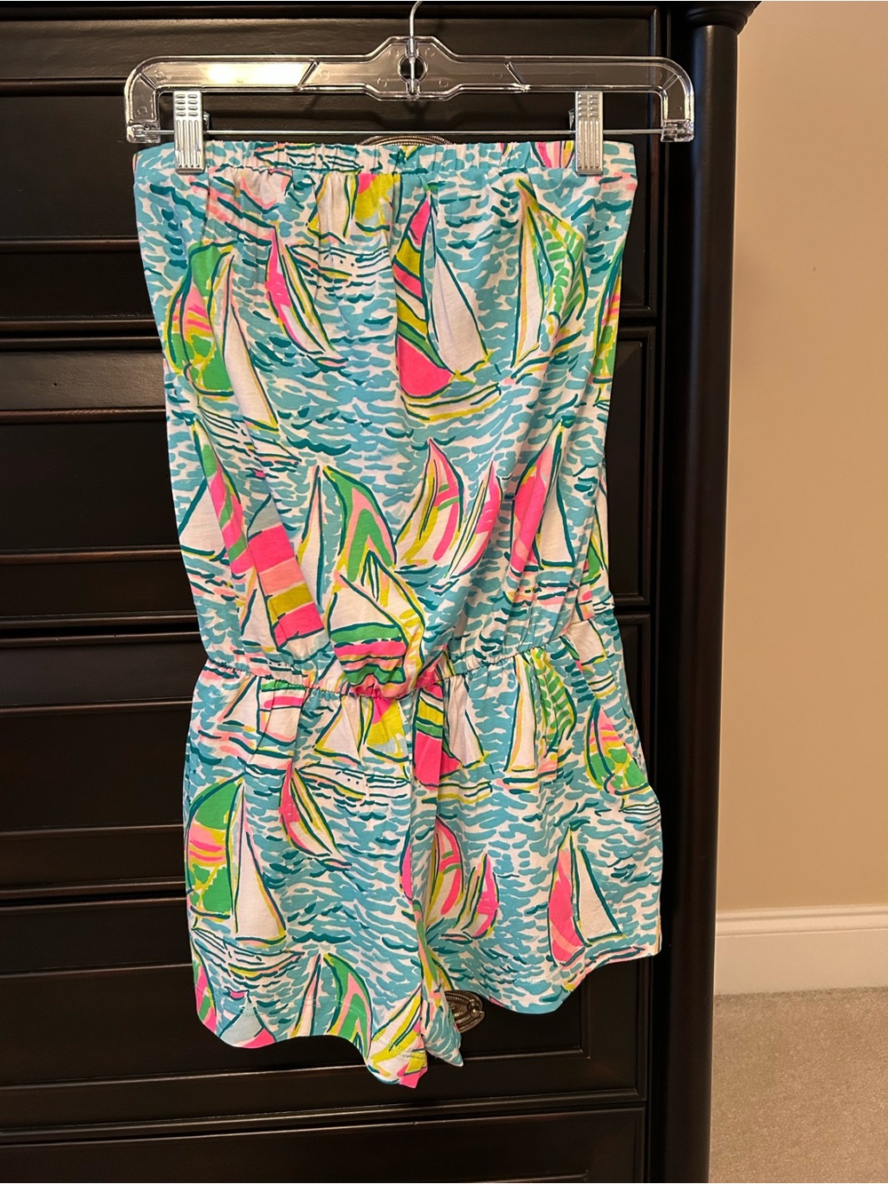 Lilly Pulitzer Multicolor Sailboat Print Women’s Shorts Romper